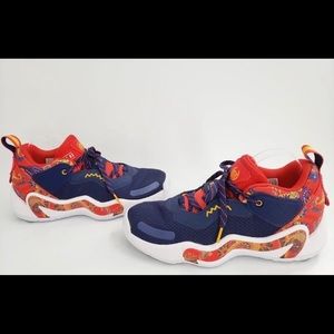 Adidas D.O.N. Issue #3 “Bel-Air” Dark Blue/Red/College Gold Men’s Size 8.5